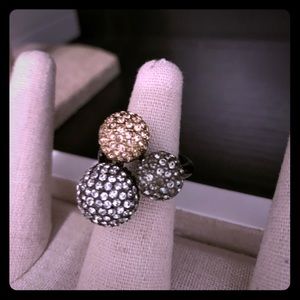 Stella & Dot Soirée Trio Ring